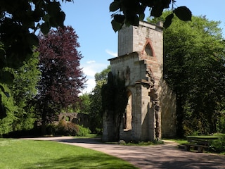 Ruine Tempelherrenhaus im Park