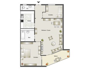 Appartement de vacances Immenstaad Plan d'étage 17