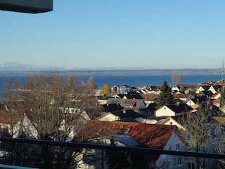 Blick vom Balkon Richtung Südwesten