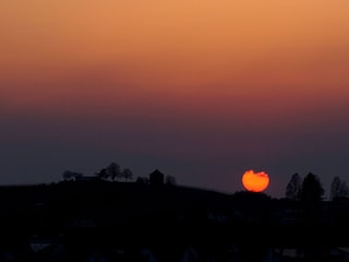 Traumhafter Sonnenuntergang am Hohberg