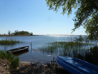 Boote am Peenestrom