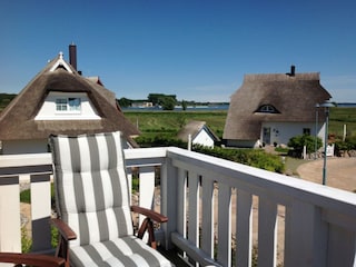 Balkon mit Blick aufs Achterwasser