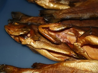 frischer Räucherfisch