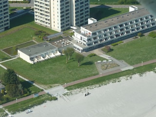 Der neue Strand direkt von der Tür