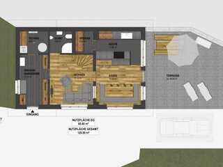 Casa per le vacanze Damüls Pianta del piano 21