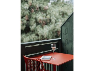 Der Balkon: Naturkino inklusive!