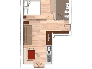 Vakantieappartement Brixen Grondplan 31