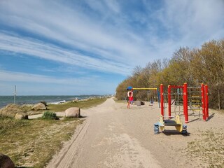 Spielplatz am Strand