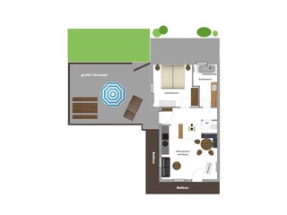 Vakantieappartement Hochkrimml Grondplan 28