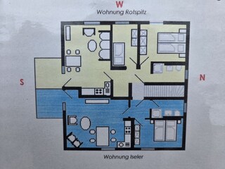Grundriss Ferienwohnungen