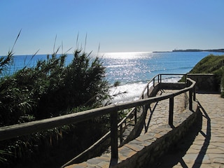 Zugang zum Strand Fuente de Gallo