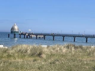 Steg mit Tauchglocke