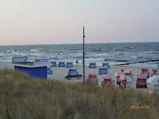 Strandkorbbereich in Ückeritz