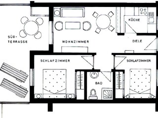 Vakantieappartement Torrox Costa Grondplan 71
