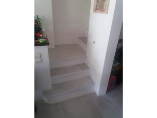 Treppe zwischen Wohn- und Schlafetage