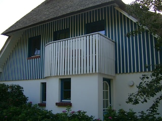 Teilüberdachter Balkon Richtung Osten