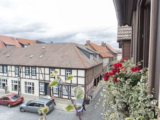 Blick aus den Schlafzimmerfenstern