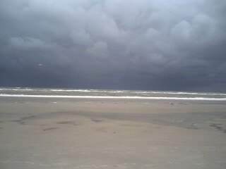 Wolkenspiel am Strand