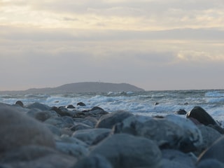 Blick auf die Insel Hiddensee