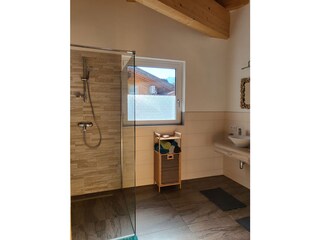 open shower