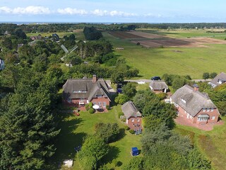 Ferienhaus Nebel Außenaufnahme 3