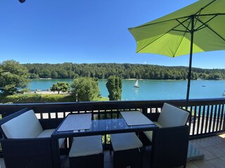 Nachmittags schön schattig... auf dem 2. Balkon: