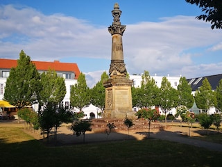 Marktplatz Putbus ganz in der Nähe