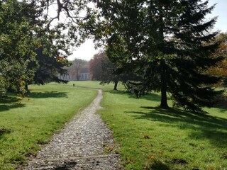 Der Schlosspark Putbus in unmittelbarer Nähe