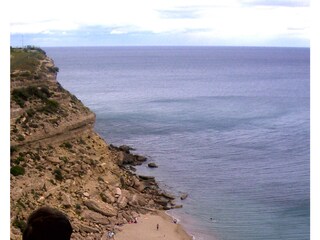 Ausblick auf Strand und Meer