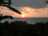 sunset in monrev villa