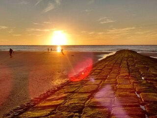 Sonnenuntergang am Weststrand