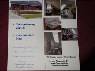 Ferienwohnung Bunde Grundriss 25