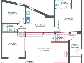Appartement de vacances Costa Calma Plan d'étage 25