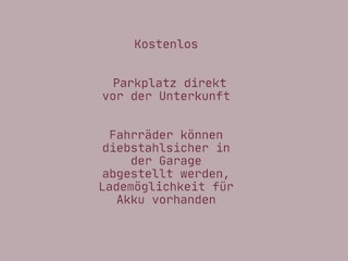 Information Apartment "Am Backhaeusl"
