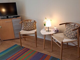 Sitzecke im Schlafzimmer