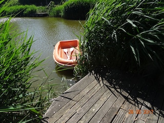 Ruderboot am See