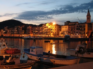 Porto Maurizio Harbour at sunset