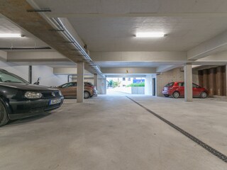 Parkplatz in der Garage