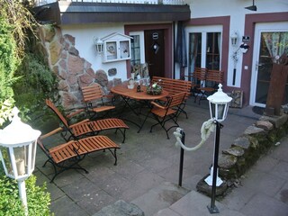Terrasse mit Eingang