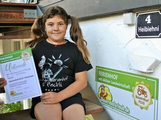 Bauerhofurlaubs Auszeichnung aktiv