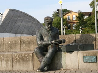 Fischer am Hafen