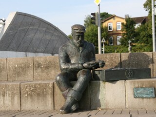 Fischer am Hafen