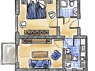 Ferienwohnung Lichtenhagen Grundriss 23