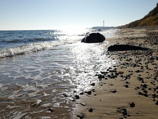 Naturstrand mit Blick Staberhuk