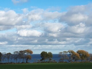 Ostseeblick aus der Landhausküche