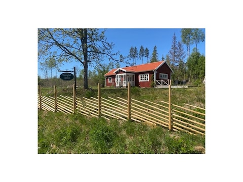 Ferienhaus "Kramphult Sjöåkra" 50 Meter vom Stråkensee