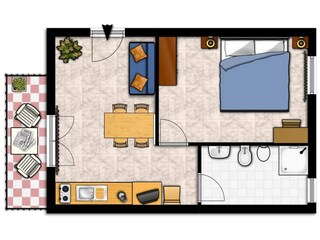 Ferienwohnung Brenzone sul Garda Grundriss 22