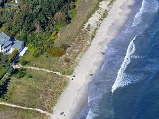 Unterkunft liegt direkt am Strand.