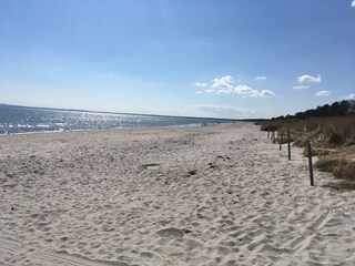 Strand vor der Unterkunft