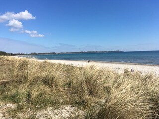 Strand vor der Unterkunft